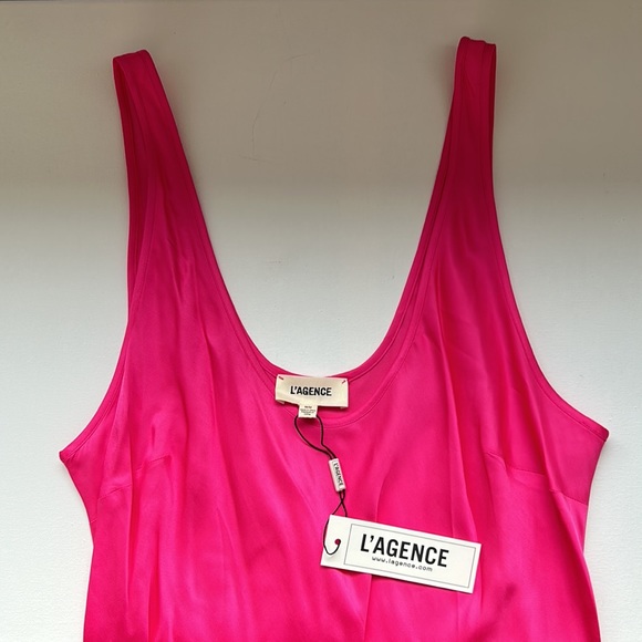 Akiya Midi Tank Dress In PINK - Picture 9 of 13